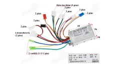 Controller of electric bicycle  48V 350W 15a