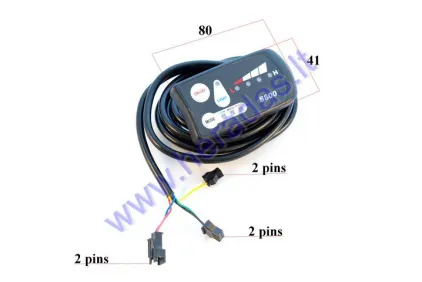 Elektrinio dviračio  panelė  skydelis EB18 EB19 EB26