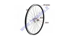 Front wheel for electric bicycle Electron EB18