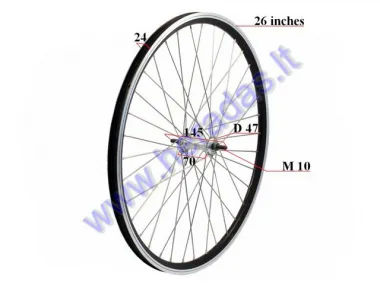 Front wheel for electric bicycle Electron EB19