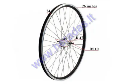 Front wheel for electric bicycle Electron EB19