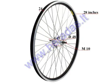 Front wheel for electric bicycle Electron EB21