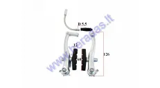 Front brake system for electric bicycle Electron EB18 EB19