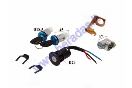 KEY SWITCH KIT FOR ELECTRIC BICYCLE