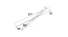 Spoke for electric bicycle