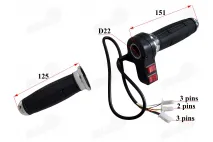 THROTTLE (HANDLEBAR GRIP) FOR ELECTRIC ATV 60V 1200WAT FITS MODEL  TIGER PRO