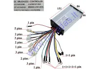 CONTROLLER FOR ELECTRIC QUAD BIKE 48V 500W  CRUSADER with BRUSHLESS MOTOR