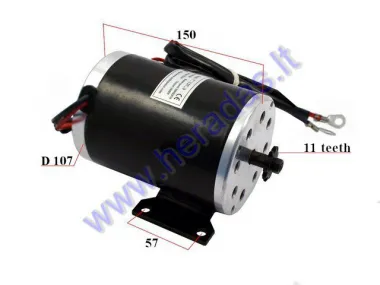 Elektrinio keturračio  CRUSADER variklis 36V 1000w 3000RPM 37A