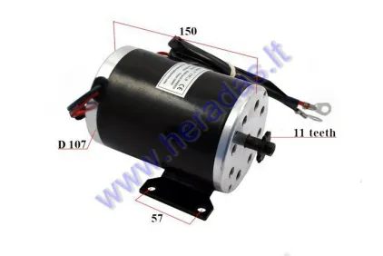 Elektrinio keturračio  CRUSADER variklis 36V 1000w 3000RPM 37A