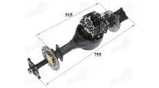 Rear axle for electric ATV quad bike fits HIMOTO HM4