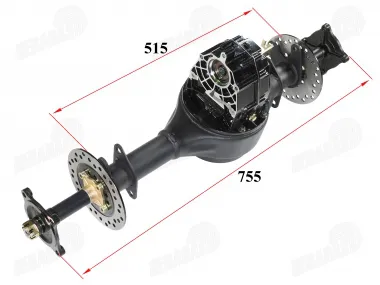 Rear axle for electric ATV quad bike fits HIMOTO HM4