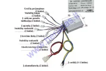 Controller for electric quad bike 36V Fits all 500W-800W-1000W 3-speed for ATVs