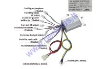 Controller for electric quad bike 36V 500W  2 speed