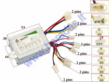 Controller for electric quad bike 48V 800W