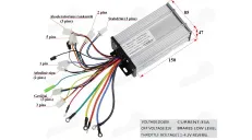 Elektrinio keturračio kontroleris 60V 35 1200W