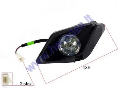 HEADLIGHT FOR ELECTRIC QUAD BIKE MINI HUNTER  LED 36V LEFT SIDE