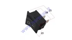 Light switch for electric quad bike