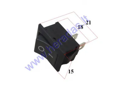 Light switch for electric quad bike