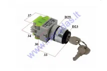 Key switch for electric quad bike