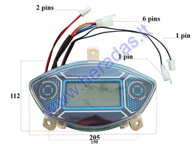 DISPLAY FOR ELECTRIC SCOOTER  XL4L COMFIMAX