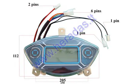 DISPLAY FOR ELECTRIC SCOOTER  XL4L COMFIMAX