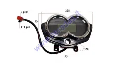 Display for cargo electric trike scooter 72V suitable for model KING BOX1, KING BOX2