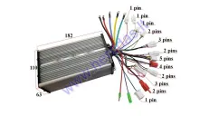 Elektrinio krovininio triračio kontroleris 72V 40A  KING BOX1