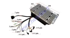 Elektrinio krovininio triračio kontroleris 72V 95A  KING BOX2