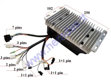 CONTROLLER FOR ELECTRIC TRIKE CARGO SCOOTER 72V 95A  KING BOX2