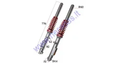 Shock absorber for electric cargo trike scooter suitable for model KING BOX2