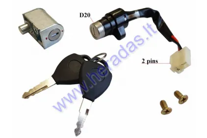 Key switch for cargo trike electric scooter KING BOX1, KING BOX2