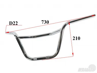 Electric cargo tricycle handlebar suitable for KING BOX3 JP2800