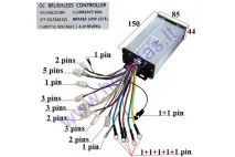 Controler for mini Quad bike 36V 500WAT with BRUSHLESS ENGINE system. Fits for model HUNTER Controler for mini Quad bike 36V 500WAT with BRUSHLESS ENGINE system. Fits for model HUNTER