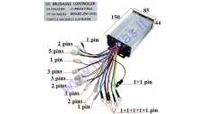 Controler for mini Quad bike 36V 500WAT with BRUSHLESS ENGINE system. Fits for model HUNTER