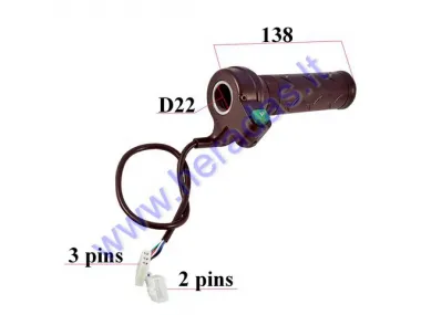 THROTTLE (HANDLEBAR GRIP) FOR ELECTRIC SCOOTER AIRO SINCE 2021.10