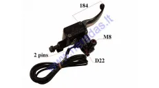 RIGHT SIDE BRAKE LEVER WITH MASTER CYLINDER FOR ELECTRIC MOTOR SCOOTER suitable for CITYCOCO ES8009