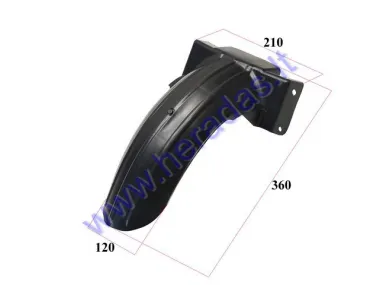 Elektrinio motorolerio  galinis apatinis sparnas  SKYHAWK