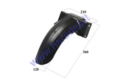 REAR FENDER FOR ELECTRIC SCOOTER SKYHAWK