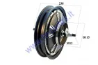 ELECTRIC MOTOR SCOOTER REAR RIM WITH ENGINE 10 INCHES 48V 400W AIRO