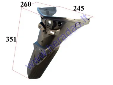 Rear fender for electric scooter suitable for EPICO XZY