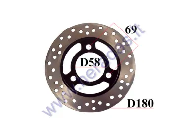 EREAR BRAKE DISC FOR ELECTRIC MOTOR SCOOTER FITS FOR ROBO