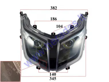 Headlight for electric scooter HAWK