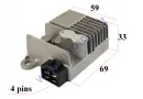 VOLTAGE CONVERTER REGULATOR FOR ELECTRIC SCOOTER 60V/12V   MIKU MAX