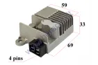 Elektrinio motorolerio įtampos konverteris 60V/12V   MIKU MAX INPUT 48/64V Output 12V 10A