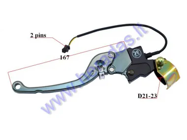 LEFT SIDE BRAKE LEVER FOR ELECTRIC MOTOR SCOOTER HAWK