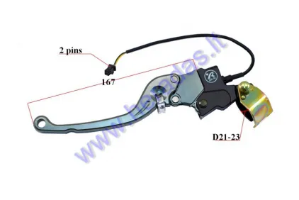 LEFT SIDE BRAKE LEVER FOR ELECTRIC MOTOR SCOOTER HAWK