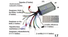 Elektrinio motorolerio kontroleris 60V 1000W analogiškas EPICO