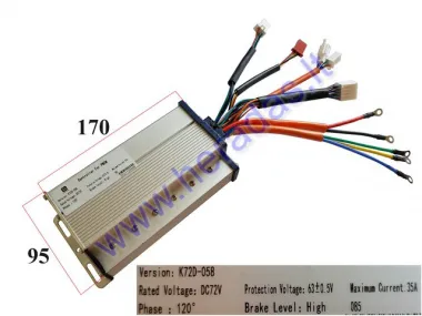 Elektrinio motorolerio kontroleris 72V 1800WAT  tinka SKYHAWK