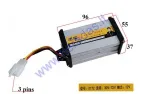 Electric scooter converter voltage regulator converts the voltage from 30 to 72V to 12v Suitable for lighting systems of various electrical appliances EPICO