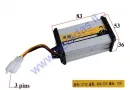 Electric scooter converter voltage regulator converts the voltage from 30 to 72V to 12v Suitable for lighting systems of various electrical appliances EPICO